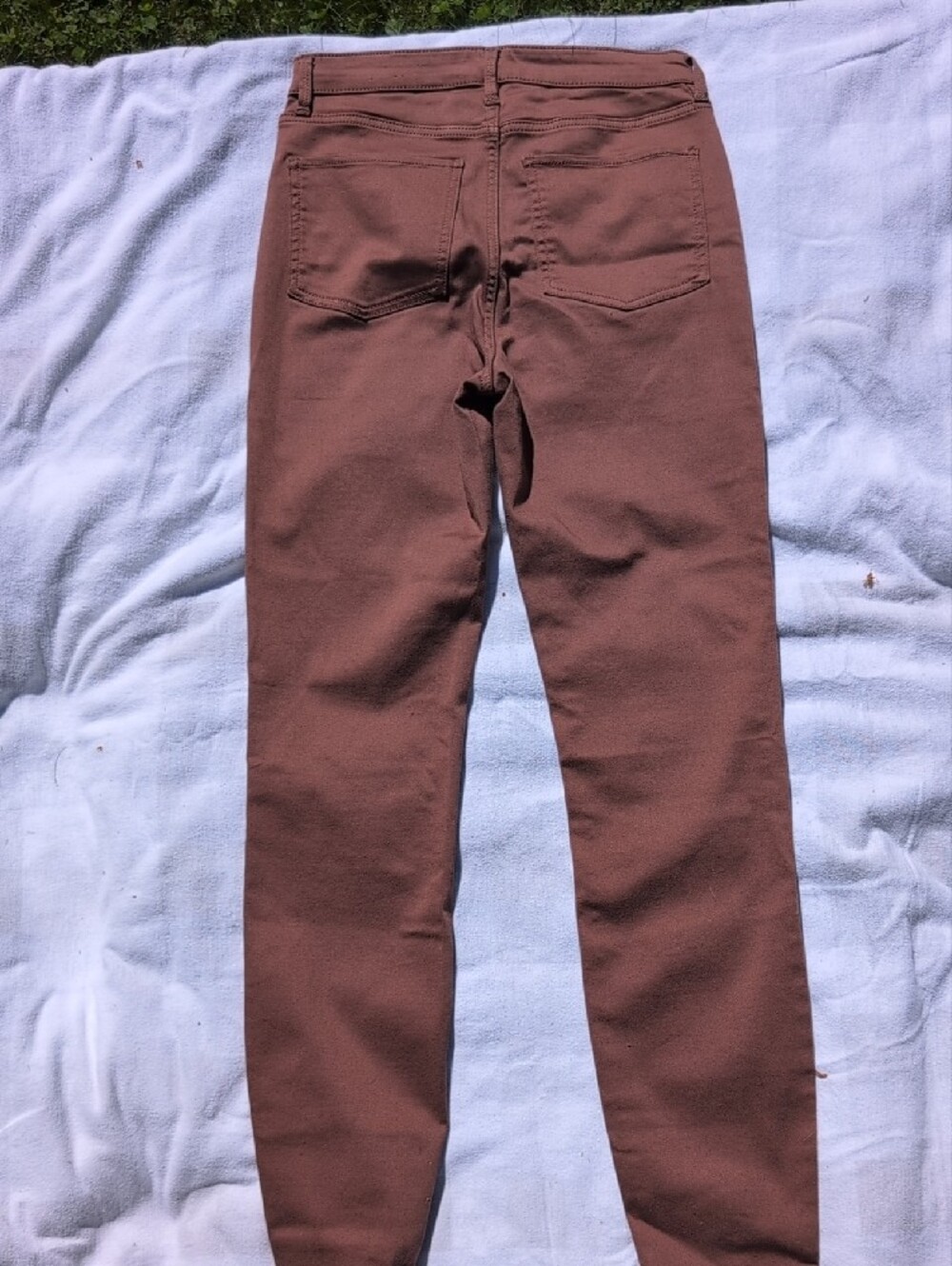 Reitmans Skinny Jeans in Brown Sz 27 Tall - Picture 3 of 3